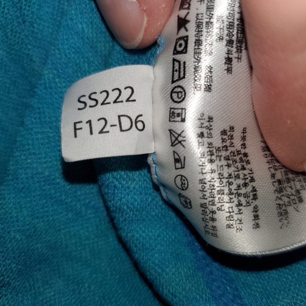 Smartwool Medium Blue Quarter-Zip Pullover - Picture 5 of 5